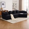 Modern Modular Chenille Sectional Sofa with Memory Foam,Deep Seat Comfortable 2-Seater Couch for Living Room, Bedroom, or Apartment-The Pop Home - 2 of 4