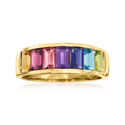 Ross-Simons 2.20 ct. t.w. Multi-Stone Ring in 14kt Yellow Gold