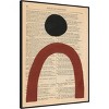 32" x 42" Modern Prose VI by W. Stramel Framed Canvas Wall Art Print - Amanti Art: Large Vertical Lithograph - 2 of 4