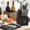 Knife Set-15PCS Kitchen Knife Set Japenese High Carbon Stainless Steel Knives Set, Dishwasher Safe Knife Block Set, Black - 2 of 2