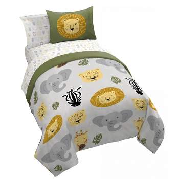 Saturday Park Safari Friends 100% Organic Cotton Bed Set