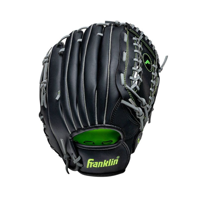 Franklin Sports Midnight Series 12&#34; Baseball Glove Right Handed Thrower, 1 of 4