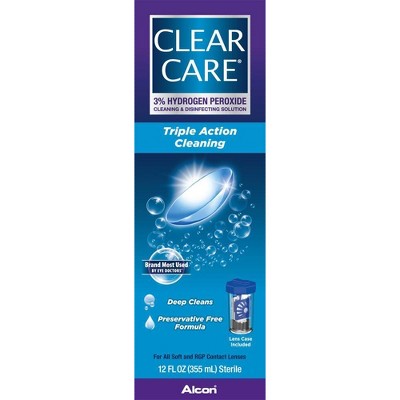 Clear Care Triple Action Cleaning and Disinfecting Solution