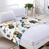 Lomsoe Construction Truck Blanket Boys Excavator Throw Blanket Soft Flannel Tractor Blanket for Bed Couch Sofa Trucks Car Lover. - 3 of 4
