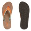 Womens Floral Textured Flip Flop Sandal - 4 of 4