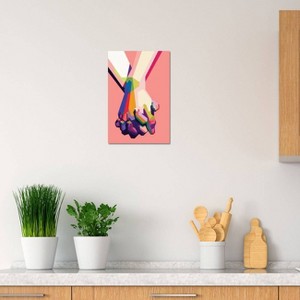 iCanvas Hold My Hand by Dayat Banggai Canvas Print Wall Art - 1 of 3