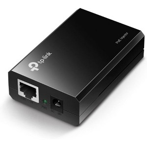 TP-LINK TL-PoE150S PoE Injector Adapter IEEE 802.3af compliant up to 100 meters Black (325 Feet) Manufacturer Refurbished - 1 of 3