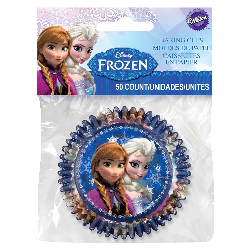UPC 070896545008 product image for Wilton Disney Frozen 50 ct Standard Baking Cup Liners, Blue | upcitemdb.com