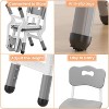 Kids Chairs, 3 Level Height Adjustable Plastic Preschool Chairs, Max Load 180 Lbs, for 2-8 Years Home, School, Indoor/Outdoor - 3 of 4