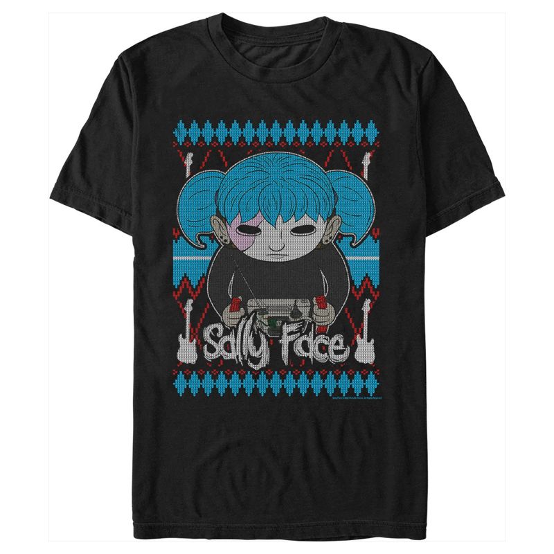 Men's Sally Face Sweater Print T-Shirt, 1 of 6