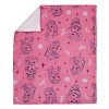NoJo Disney Princess Pink and Purple Tiaras Super Soft Cuddly Plush Baby Blanket - 2 of 4