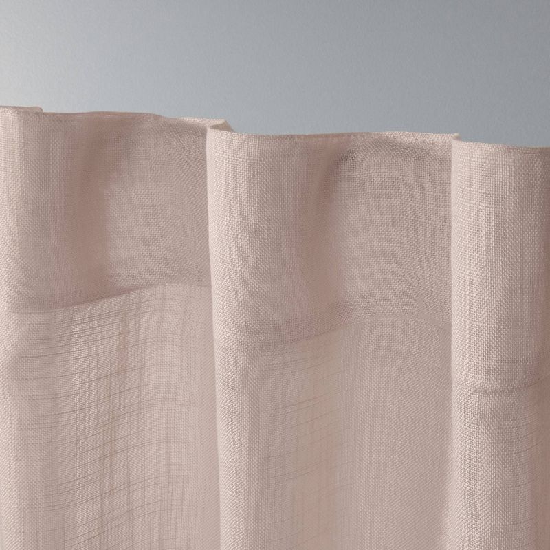  Set Of 2 Bella Sheer Hidden Tab Top Curtain Panels - Exclusive Home, 5 of 9