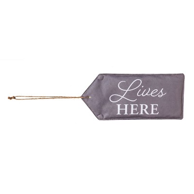 Evergreen Lives Here Door Tag