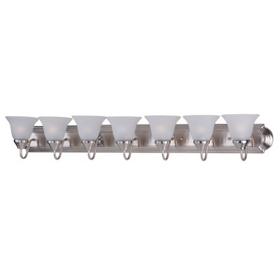 Maxim Lighting Essentials - 801x 7 - Light Vanity in  Satin Nickel