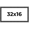 PosterPalooza | Panoramic Refined Black Picture Frame - UV Acrylic, Foam Board Backing, Hanging Hardware - 2 of 4