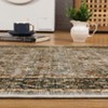 Vintage Area Rugs Floral Printed Indoor Mat Non-Slip Backing Throw Rugs Washable Low Pile Accent Carpet for Bedroom - 3 of 4