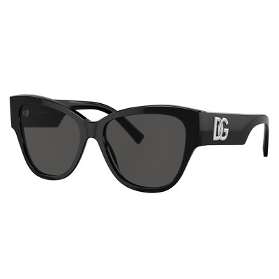 Dolce & Gabbana DG 4449 501/87 Womens Cat-Eye Sunglasses Black 54mm