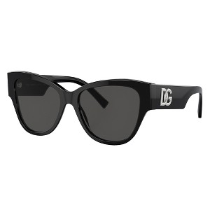 Dolce & Gabbana DG 4449 501/87 Womens Cat-Eye Sunglasses Black 54mm - 1 of 3