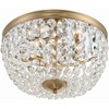 Crystorama Lighting Nola 3 - Light Flush Mount in  Vibrant Gold - 4 of 4