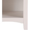 ORRD 1-Drawer Nightstand with Open Shelf, White Solid Wood Finish - 4 of 4
