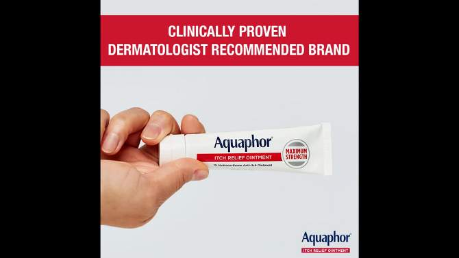 Aquaphor Children&#39;s Itch Relief Ointment - 1% Hydrocortisone Anti-Itch Ointment - 1oz, 2 of 13, play video