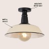 JONATHAN Y Camila Classic Industrial Indoor/Outdoor Iron LED Semi Flush Mount - 3 of 4