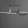 ET2 Lighting Serpentine 2 - Light Island Pendant Light in  Black - 3 of 4