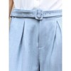 INSPIRE CHIC Women's Work Casual Straight Long Trousers Wide Leg Belted Pant - 4 of 4