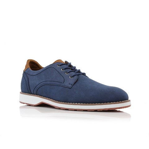 Ferro Aldo Mens Thomas MFA19688 Casual Light Weight Derby Sneaker Shoes, in Ocean Blue, Size 9