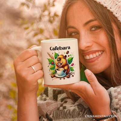 Cafebara Gift, Coffee and Capybara Lover Gift (Non-Custom Only)| OrnamentallyYou