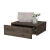 PAGED Wall Mounted Nightstand with Storage Drawer, Modern Wooden Bedside Table, Night Stand for Bedroom, Living Room, Space Saving - 4 of 4