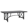 Cesicia 71.6'' x 34.6'' x 29.5''in Black Modern Minimalist Dining Table For Six People Easy To Assembly - 3 of 4