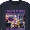 Men's - Disney - Darkwing Duck I Am The Terror That Flaps In The Night Graphic Fleece Sweatshirt - 2 of 4