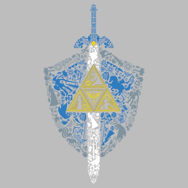 Men's Nintendo Legend of Zelda Hidden Pattern T-Shirt, 2 of 6