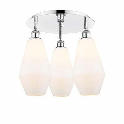 Cindyrella - 3 Light Flush Mount In Industrial Style-14.5 Inches Tall and 18.75 Inches Wide