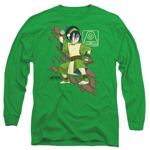 Men’s Avatar The Last Airbender Toph Rock Slide Long Sleeve T-Shirt - 1 of 4