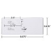 MyOfficeInnovations Lsr Check Size Double-Window Security-Tint Gummed Envelopes 1 000/BX 381898 - 3 of 3