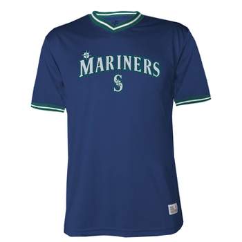 Mlb Seattle Mariners Men's Button-down Jersey : Target