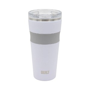 Built 24Oz Stainless Steel Shasta Tumbler, White - 1 of 4
