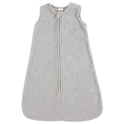 Image of Hudson Baby Infant Plush Sleeping Bag, Sack, Blanket, Heather Gray Fleece, 6-12 Months