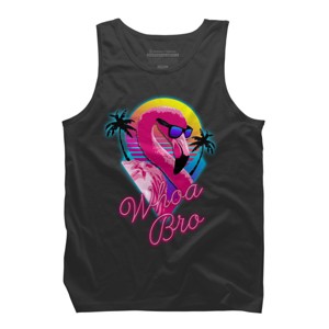 Men's Design By Humans Whoa Bro By tararisingnc Tank Top - 1 of 3