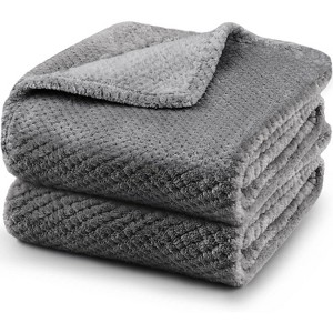 AMMER Pet Blanket, 2-Piece Set, for Dogs and Cats, 28x39-inch Thickened Style, Gray - 1 of 4