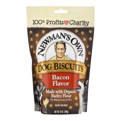 Newman's Own Bacon Flavor Dog Biscuits Dog Treats - 10oz
