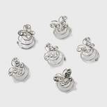 Butterfly Hair Coils Set 6pc - Wild Fable™ Silver