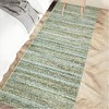 Modern Farmhouse Area Rugs Machine Washable Printed Braid Accent Carpet with Non-Slip Backing Stain Resistant Floor Carpet Soft Low Pile Rugs - 4 of 4