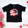 The Juniper Shop Be Mine Rainbow Toddler Short Sleeve Tee - 2 of 2