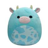 Squishmallows 16" Tuluck the Blue Cow Plush Toy