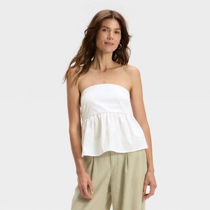 Women's Babydoll Tube Top - A New Day™ - 1 of 3