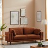 MINIMORE Modern Style 85''W Lassie 3Seater Square Arm Sofa - 2 of 4