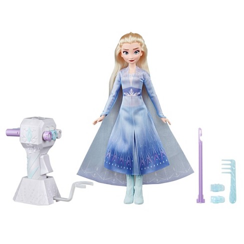 Disney Frozen 2 Sister Styles Elsa Fashion Doll With Extra Long Blonde Hair Braiding Tool And Hair Clips